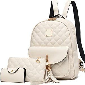 Women's Fashion Backpack 3-pieces Ladies backpack